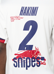 Nike, Hakimi / No. 2 / Virgil Abloh Archive / PSG DRI-Fit Jersey Shortsleeve Stadium 25/26, biały, Obraz 8 z 9