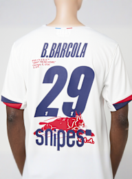 Nike, B. Barcola / No. 29 / Virgil Abloh Archive / PSG DRI-Fit Jersey Shortsleeve Stadium 25/26, biały, Obraz 8 z 9