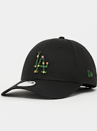New Era, FEMALE 9FORTY Floral Infill Los Angeles Dodgers, black, Image 1 of 4