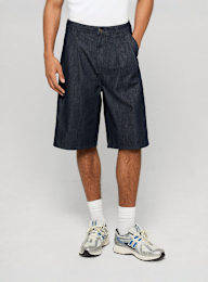 Urban Classics, Pleated Denim Shorts, blue, Image 1 of 2