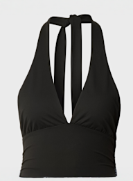 Urban Classics, Ladies Polyamide Jersey Neckholder Top, black, Image 3 of 3