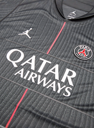 Jordan, D. Doué  / No. 14 / PSG Jordan Fourth Stadium 2025/26, grey, Image 4 of 6