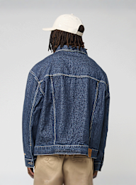 New Era, Script Denim Jacket, blue, Image 2 of 4