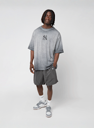 New Era, MLB Washed Logo Tee, grey, Image 5 of 5