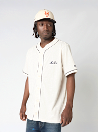 New Era, Slub Baseball Jersey, beige, Image 1 of 4