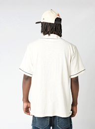 New Era, Slub Baseball Jersey, beige, Image 2 of 4