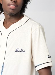 New Era, Slub Baseball Jersey, beige, Image 3 of 4