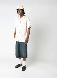 New Era, Slub Baseball Jersey, beige, Image 4 of 4