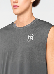 New Era, MLB Core Plus Sleeveless Tee, grey, Image 3 of 8
