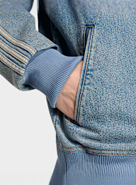 adidas Originals, Denim Firebird Tracktop, blue, Image 4 of 5