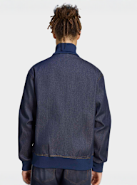 adidas Originals, Firebird Adicolor Raw Denim Track Top, blue, Image 2 of 5