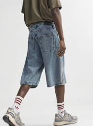 adidas Originals, Firebird Adicolor Denim-Jorts, blue, Image 2 of 5