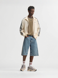 adidas Originals, Firebird Adicolor Denim-Jorts, blue, Image 5 of 5