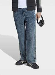adidas Originals, Firebird Denim Trackpants, blue, Image 1 of 5