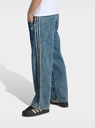 adidas Originals, Firebird Denim Trackpants, blue, Image 2 of 5