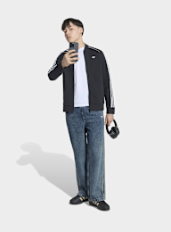 adidas Originals, Firebird Denim Trackpants, blue, Image 5 of 5