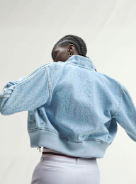 adidas Originals, Firebird Denim Track Top, blue, Image 2 of 4