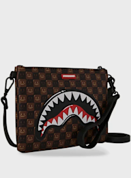 SPRAYGROUND, Sharks in Paris WTF Bubble Clutch, brown, Image 2 of 4