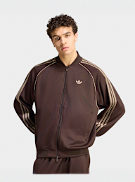 adidas Originals, Superstar Adicolor Classics Loose Track Top, brown, Image 1 of 5