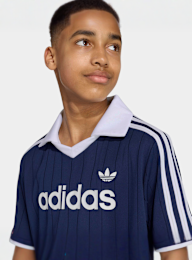 adidas Originals, Polo Tee, blue, Image 3 of 5