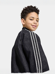 adidas Originals, Superstar Loose Denim Track Top, black, Image 3 of 4
