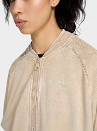adidas Originals, Superstar Double Layered Cropped Track Top, beige, Image 4 of 5