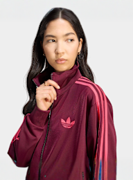 adidas Originals, Firebird Loose Tracktop, red, Image 3 of 5