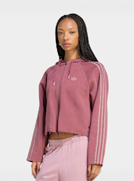 adidas Originals, Cropped Hoodie, light pink, Image 1 of 6