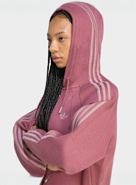 adidas Originals, Cropped Hoodie, light pink, Image 3 of 6