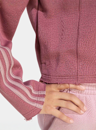 adidas Originals, Cropped Hoodie, light pink, Image 4 of 6