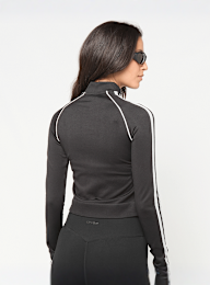 adidas Originals, Seamless Tracktop, black, Image 3 of 6