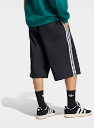 adidas Originals, Adicolor Superstar Cotton Twill Shorts, black, Image 2 of 5