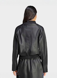adidas Originals, Pleather Superstar Tracktop, black, Image 2 of 5