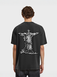 Mister Tee, True Faith Vintage Oversize Tee, black, Image 1 of 4