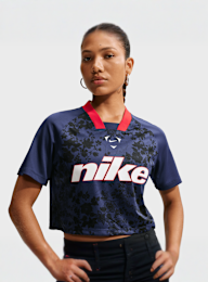 Nike  , Sportswear Trend Football Crop Top, blue, Image 1 of 5
