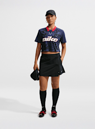 Nike  , Sportswear Trend Football Crop Top, blue, Image 5 of 5