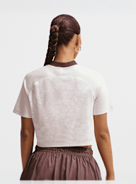 Nike  , Sportswear Trend Football Crop Top, beige, Image 2 of 5