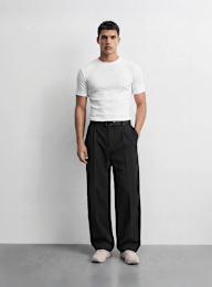 Burocs, Slim Rib T-Shirt, white, Image 3 of 3