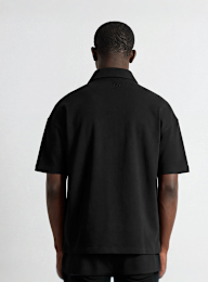 Burocs, Quarter Zip T-Shirt, black, Image 2 of 3