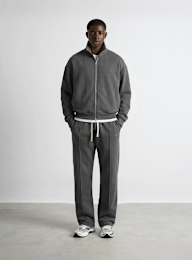 Burocs, Wide Leg Seam Sweatpants, grey, Image 3 of 3