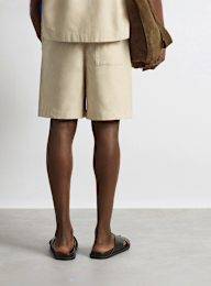 Burocs, Linen Blend Shorts, beige, Image 2 of 3