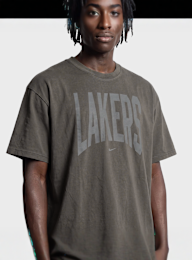 Nike, Los Angeles Lakers Basketball-T-Shirt, grey, Image 3 of 5
