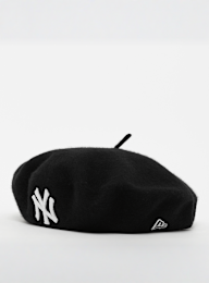 New Era, WMNS Wool Beret MLB New York Yankees, black, Image 2 of 5