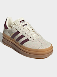 adidas Originals, Gazelle Bold (GS), beige, Image 3 of 8