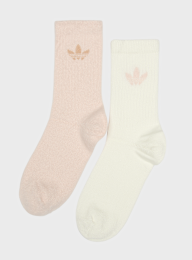 adidas Originals, 2 PACK - Fluffy Crew Socks, multi-colour, Image 1 of 2