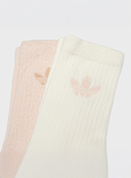 adidas Originals, 2 PACK - Fluffy Crew Socks, multi-colour, Image 2 of 2
