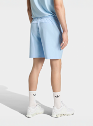 adidas Originals, Tech Trefoil Essentials Polyester Shorts, blue, Image 2 of 5