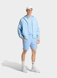 adidas Originals, Tech Trefoil Essentials Polyester Shorts, blue, Image 5 of 5