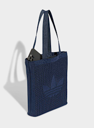 adidas Originals, Crochet Tote Bag, blue, Image 4 of 6