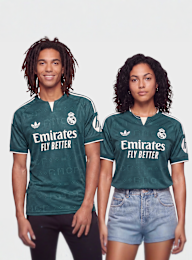 adidas Originals, Real Madrid 26/27 Away Jersey, green, Image 1 of 4